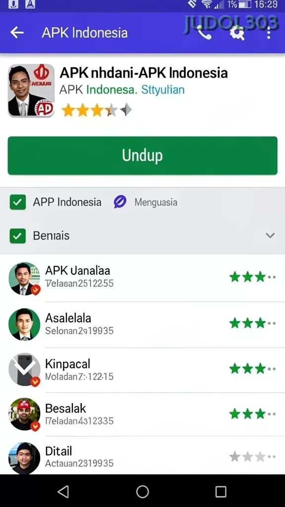 Cuplikan layar 889ZK — halaman utama