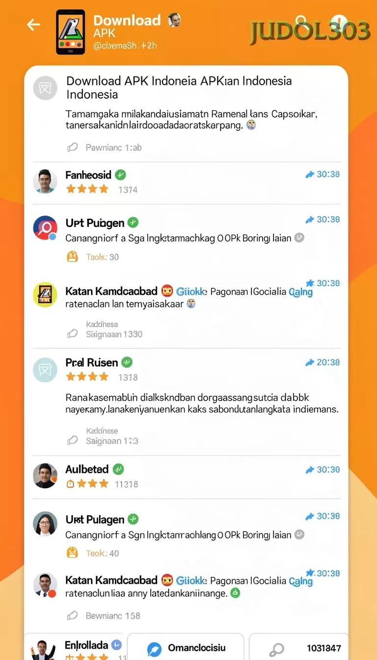 Cuplikan layar VO777 — menu navigasi