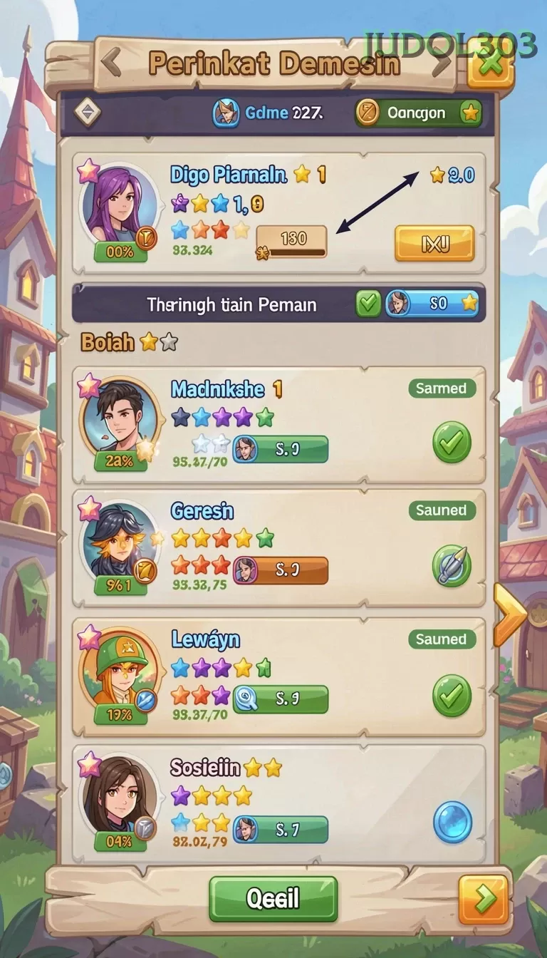 Cuplikan layar MACANTOGEL — aktivitas